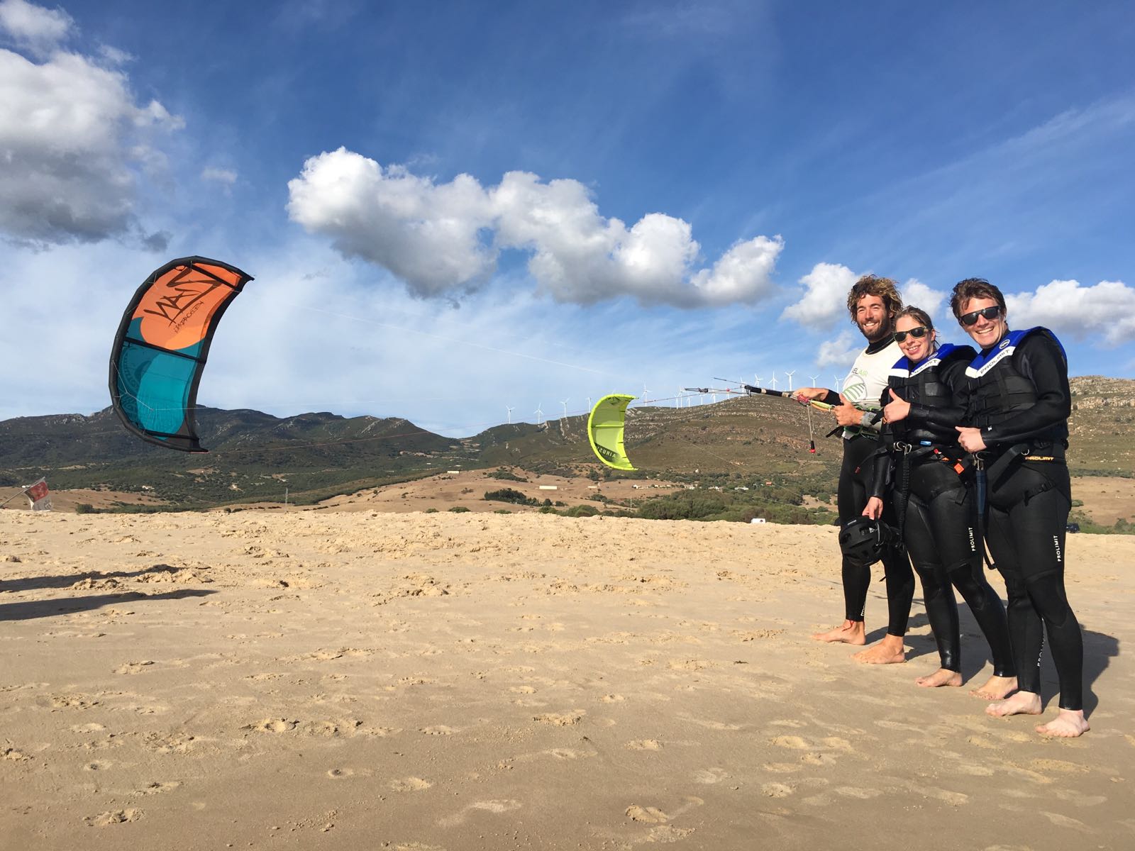 Kitesurfing lesson in Tarifa with Kau Pi Kite